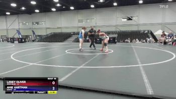 190 lbs Placement Matches (8 Team) - Laney Oliver, Ohio Blue vs Amie Hartman, Idaho