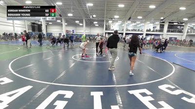 91 lbs Round Of 32 - Jordan Winston, Red Roots WC vs Benjamin Young, Top Flight Wrestling Academy