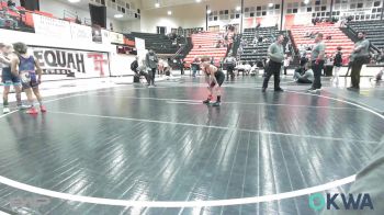 61 lbs Rr Rnd 5 - Deacon Alfaro, Grove Takedown Club vs Jaxson Wright, Bartlesville Wrestling Club
