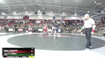 141 lbs Cons. Round 3 - Issac Chavarria, Western Colorado vs Koltyn Grebel, UMary