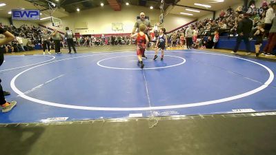 43 lbs Round Of 32 - Mason Dougherty, Woodland Wrestling Club vs Hudson Holderman, Keystone Wrestling Club