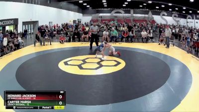 80 lbs Quarterfinals (8 Team) - Carter Marsh, Legacy National vs Howard Jackson, CP Wrestling Academy