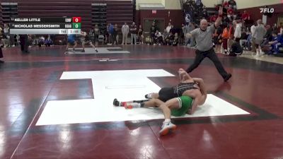 106 lbs Quarterfinal - Nicholas Messersmith, Osage vs Keller Little, Eddyville-Blakesburg-Fremont