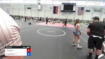 101 kg Rr Rnd 3 - Jalissa Ortega, TUF California Wr Ac vs Allie Goodman, Payson WC