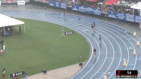 Youth Girls' 400m Hurdles, Finals 2 - Age 15-16