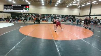 175C Round 1 - Cohen Evans, Rock Springs vs Ryan Carver, Riverton