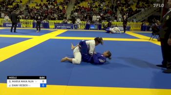 GIULYA MARIA MAIA NUNES vs JADEYA SWAY REBER 2024 World Jiu-Jitsu IBJJF Championship