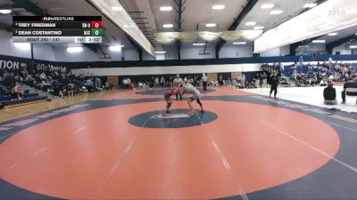 141 lbs 7th Place Match - Dean Costantino, New Jersey City University vs Trey Friedman, Drexel - Unattached