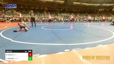 58 lbs Round Of 32 - Brody Owens, WTC vs Ty McMath, Team Barracuda