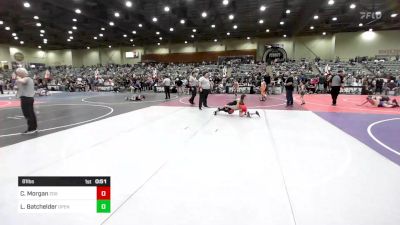 81 lbs Consi Of 8 #1 - Colt Morgan, 208 Spartans vs Lylah Batchelder, Open Mat Academy