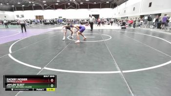 120 lbs Cons. Round 2 - Jaylen Sleet, Christian Brothers College vs Zackry Mosier, Arkansas City HS