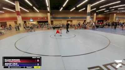 49 lbs Round 1 - Elijah Romans, Best Trained Wrestling vs Bishop Cruz, Tribe Wrestling Club