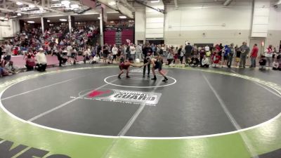 98 lbs Champ. Round 2 - Fischer Dumonceaux, Central MN Elite Wrestling vs Christian Solis, Coon Rapids Mat Bandits Wrestling Club