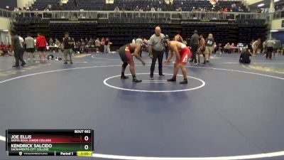 285 lbs 3rd Place Match - Joe Ellis, Santa Rosa Junior College vs Kendrick Salcido, Sacramento City College