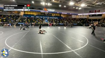 215 lbs Champ. Round 2 - Dan French, Woodstock (Marian) vs Holden Heideman, Linn-Mar