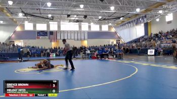 126 lbs Semifinal - Greyce Brown, Oxford vs Meleny Mitzi, Vancleave High School