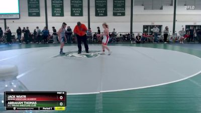 114-120 lbs Round 3 - Abraham Thomas, Li`L Trojan Wrestling Club vs Jack Wiatr, Region Wrestling Academy