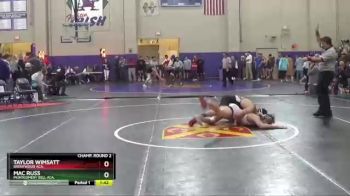 152 lbs Champ. Round 2 - Mac Russ, Montgomery Bell Aca. vs Taylor Wimsatt, Brentwood Aca.