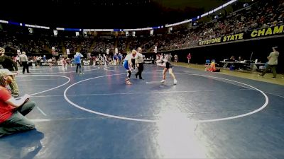 140 lbs Round Of 32 - Connor Scanlon, Honesdale vs Sam Caton, Slippery Rock