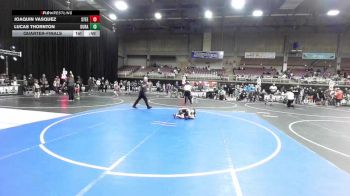 58 lbs Quarterfinal - Joaquin Vasquez, Steel City Reloaded WC vs Lucas Thornton, Duran Elite