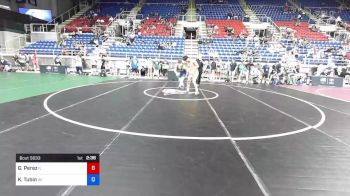 160 lbs Cons 64 #2 - Gabino Perez, Illinois vs Konnor Tubin, Wisconsin