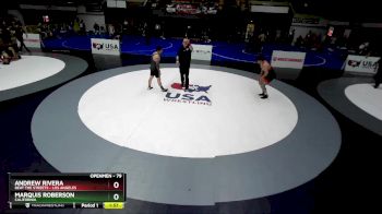 79 lbs Champ. Round 1 - Andrew Rivera, Beat The Streets - Los Angeles vs Marquis Roberson, California