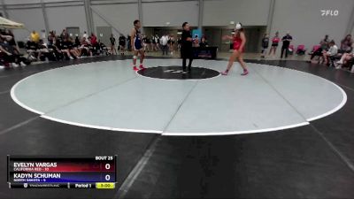 190 lbs 4th Wrestleback (16 Team) - Evelyn Vargas, California Red vs Kadyn Schuman, North Dakota