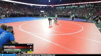 Girls 126 lbs Champ. Round 1 - Aleah Jensen, Saint Croix Falls Girls vs Tahonesty Donnell, Milwaukee Ronald Reagan Girls