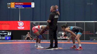 50 kg Bronze - Erin Golston, USA vs Natalia Pudova, UWW