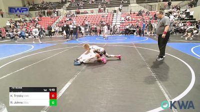 76-80 lbs 3rd Place - Knox Trosky, Claremore Wrestling Club vs Raiden Johns, Collinsville Cardinal Youth Wrestling