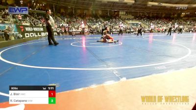 80 lbs Round Of 16 - Jack Blair, Hawks WC Lincoln vs Raymond Catapano, VHW