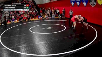 152 lbs Quarterfinal - Jonah Erdely, Frazier vs Logan Slovick, West Allegheny Hs