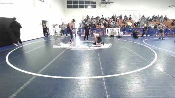 190 lbs Champ. Round 1 - Abelardo Leos, Murrieta Valley vs Carlos Meza, Santa Maria