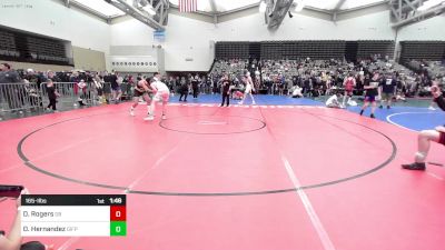 165-I lbs Round Of 16 - Dayton Rogers, Dover Bandits vs Derek Hernandez, GIFPH WRESTLING