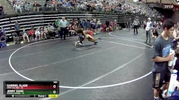 160 lbs Round 4 (6 Team) - Gabriel Slade, Iowa USA Red vs Jerry Sand, Kansas Mamba