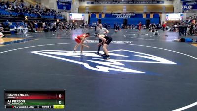 165 lbs Round 2 - AJ Pierson, Millard South vs Gavin Knajdl, Amherst