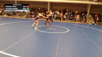 135 lbs Round 3 - Victoria Hansen, Minden vs Makaela Davis, Bellevue East