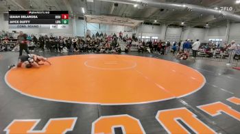 126 lbs Cons. Round 1 - Izaiah DeLaRosa, Denver South vs Jayce Duffy, Lewis-Palmer