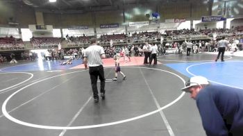 46 lbs Consi Of 8 #2 - Jaxson Pierson, Little Warriors vs Bryer Davis, Dove Creek