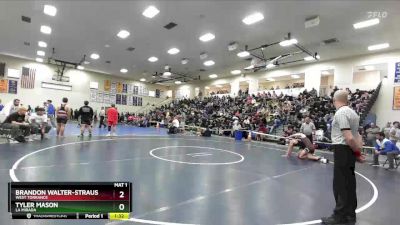 126 lbs Semifinal - Brandon Walter-Strauss, West Torrance vs Tyler Mason, La Mirada