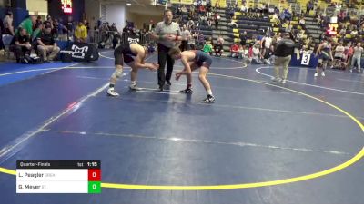 138 lbs Quarterfinal - Logan Peagler, Greater Latrobe vs Greyson Meyer, St. Marys