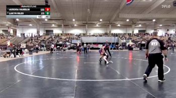 Girls 145 lbs Cons. Round 1 - Lakyn Riles, Jefferson Co. High School vs Aurora Hamblin, East Robertson High School