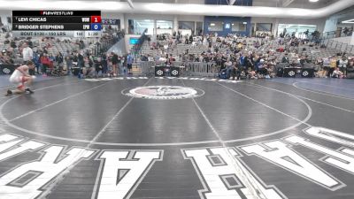 150 lbs Quarters - Levi Chicas, Way Out West vs Bridger Stephens, Ebbetts Pass Wrestling