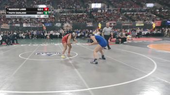 G - 140 lbs 3rd Place Match - Faith Oakland, Great Falls / Msdb (Girls) vs Madison Lamb, Glasgow (Girls)
