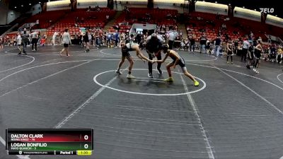 72 lbs Semifinal - Dalton Clark, Rising Kingz vs Logan Bonfilio, Mayo Quanchi