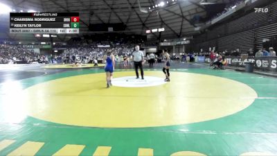 Girls 3A 115 lbs Champ. Round 1 - Charisma Rodriguez, Southridge (Girls) vs Keilyn Taylor, Sedro-Woolley (Girls)