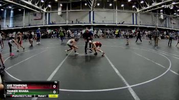 72 lbs Round 7 (10 Team) - Tanner Rivara, FLOW vs Axe Tompkins, U2 Uprising Black