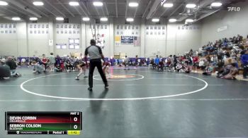 120 lbs Quarterfinal - Devin Corbin, Collierville vs Sebron Colson, Blackman