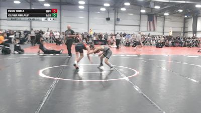 72 lbs Round 1 - 9:00am Saturday - Evan Thiele, Rough House W.C., CA vs Oliver Umlauf, Cali Red