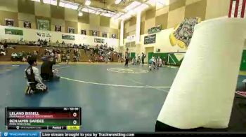 53 lbs Cons. Semi - Leland Bissell, Pahranagat Valley Youth Wrestl vs Benjamin Barbee, Pride Wrestling